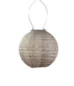 Solar Lampion Round - Spectare Light Taupe - 20 cm, Tuin en Terras, Verzenden, Minder dan 50 watt, Overige typen, Nieuw