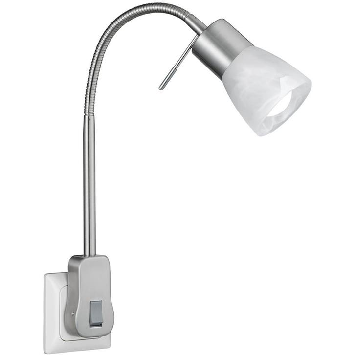 Stekkerlamp met Schakelaar - Trion Levino - E14 Fitting - 6W, Huis en Inrichting, Lampen | Spots, Plafondspot of Wandspot, Nieuw
