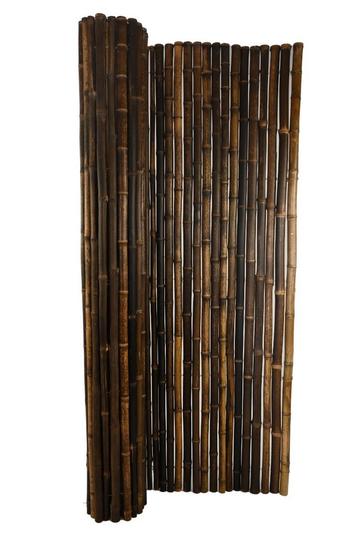 Zwarte bamboemat 25-35mm 250 x 180 cm beschikbaar voor biedingen