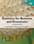 9781292227085 Statistics for Business and Economics, Glob..., Verzenden, Zo goed als nieuw, James Mcclave