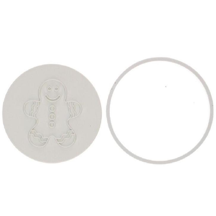 Wilton Uitsteker & Stempel Gingerbread Man, Hobby en Vrije tijd, Taarten en Cupcakes maken, Nieuw, Verzenden