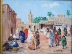 Retaux Bruno (1947) - Marché au bled vers Marrakech, Antiek en Kunst