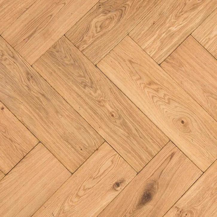 Floer Walvisgraat Parket Eiken Noestvrij Verouderd Naturel, Huis en Inrichting, Stoffering | Vloerbedekking, Parket, Overige kleuren