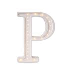 Houten letter lamp P – handgemaakt en sfeervolle verlicht., Kinderen en Baby's, Kinderkamer | Inrichting en Decoratie, Ophalen of Verzenden