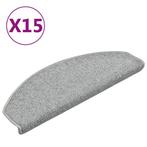 Grijze Trapmatten Set (15 stuks) - - Retourdeal - Stijlvo..., Huis en Inrichting, Ophalen of Verzenden, Nieuw, Grijs, Tapijt