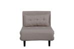 Slaapfauteuil - Nora - Bruin - Design - Jörn, Huis en Inrichting, Verzenden, Nieuw