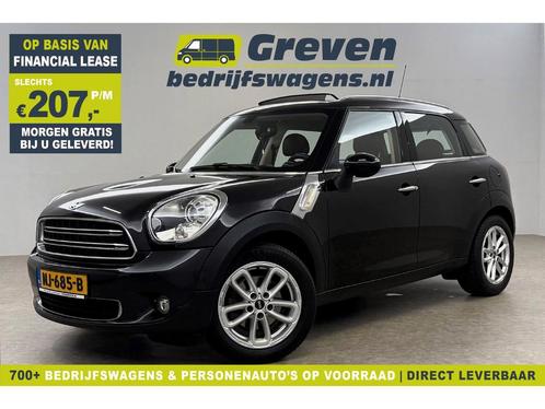 MINI Countryman 1.6 One Pano Clima Cruise LED Navi PDC LMV, Auto's, Mini, Te koop, Handgeschakeld, Financial lease, Benzine, Zwart