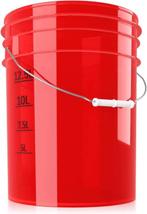 Chemicalworkz Detailing Bucket Wash Bucket 19 Liter Rood..., Ophalen of Verzenden