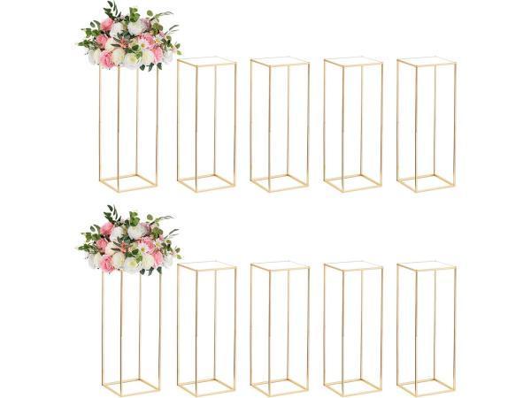 Veiling - Nuptio 10 Stuks Gouden Vazen, Antiek en Kunst, Antiek | Woonaccessoires