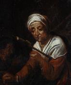 Joos van Craesbeeck (1606-1660), Kring van - Vrouw met de