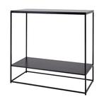 Metalen sidetable | Zwart | Industrieel | Wandkast