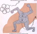 Spotprent over de Olympische Spelen in Nazi-Duitsland, Antiek en Kunst, Verzenden