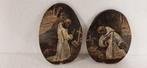 Scuola genovese - Memento Mori - Coppia di tavolette -