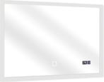 Badkamerspiegel met verlichting - Wandspiegel - 80x60 cm - J, Verzenden, Zo goed als nieuw
