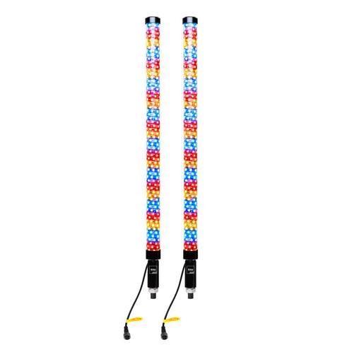 Boss Audio 36in. 360 Degree LED RGB Whip Lights - Pair -, Auto diversen, Tuning en Styling, Ophalen of Verzenden