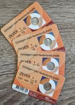Nederland. 2025 4x Coincard 1/10de gulden Ned. Indie jaar, Postzegels en Munten