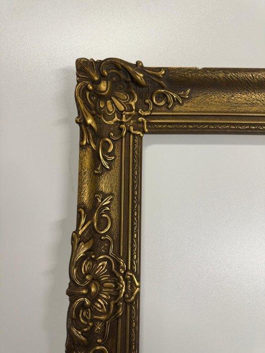 Lijst - Gips, Hout - Barokke stijl lijst, Antiek en Kunst, Antiek | Overige Antiek