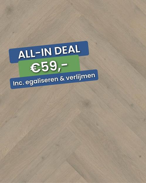 Plak pvc Visgraat licht eiken |  Belakos Attico Visgraat XL, Huis en Inrichting, Stoffering | Vloerbedekking, Ophalen