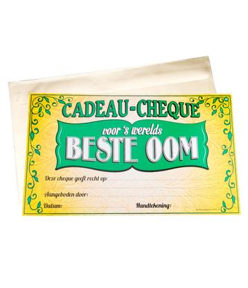 Cadeaubon Oom 34,5cm beschikbaar voor biedingen