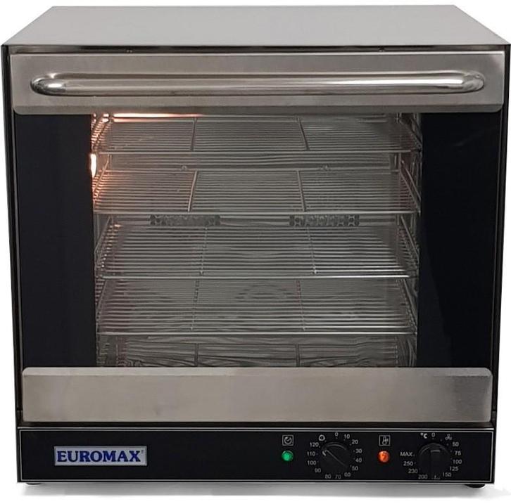 Linea Nero heteluchtoven 2/3 - met valdeur - 2 ventilatoren., Zakelijke goederen, Horeca | Keukenapparatuur, Verzenden