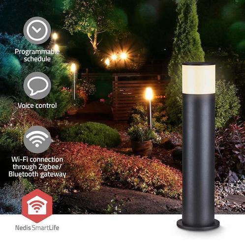 Buitenlamp 10+4 W Zigbee 3.0 | RGB/Warm Wit | Bedien met App, Tuin en Terras, Buitenverlichting, Nieuw, Waterbestendig, Led, Smartlamp