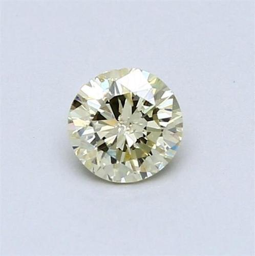 1 pcs Diamant (Natuurlijk) - 0.42 ct - Rond - P1 -, Sieraden, Tassen en Uiterlijk, Edelstenen