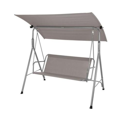Schommelbank voor 2 personen - lichtgrijs - 170 x 120 x 150, Tuin en Terras, Tuinsets en Loungesets, Verzenden