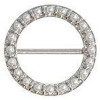 Fako Bijoux® - Sjaalklem - Ring Met Parels - Ø 37mm -, Sieraden, Tassen en Uiterlijk, Broches, Verzenden, Nieuw