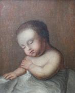 Europäische Schule (XVII-XVIII) - Jesuskind, Antiek en Kunst, Kunst | Schilderijen | Klassiek