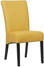 Gele leren landelijke eetkamerstoel - Toledo Leer Lemon (gee, Huis en Inrichting, Stoelen, Nieuw, Leer, Ophalen of Verzenden, Landelijk