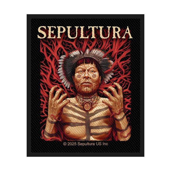 Sepultura Roots - Patch officiële merchandise, Verzamelen, Muziek, Artiesten en Beroemdheden, Kleding, Nieuw, Ophalen of Verzenden