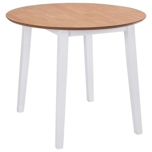 Inklapbare Eettafel Rond - Tweedekansje! Wit, OP=OP, Huis en Inrichting, Tafels | Eettafels, 50 tot 100 cm, 50 tot 100 cm, Rond