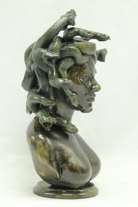 Beeld, Medusa bust - 25 cm - Hars, Antiek en Kunst, Kunst | Designobjecten