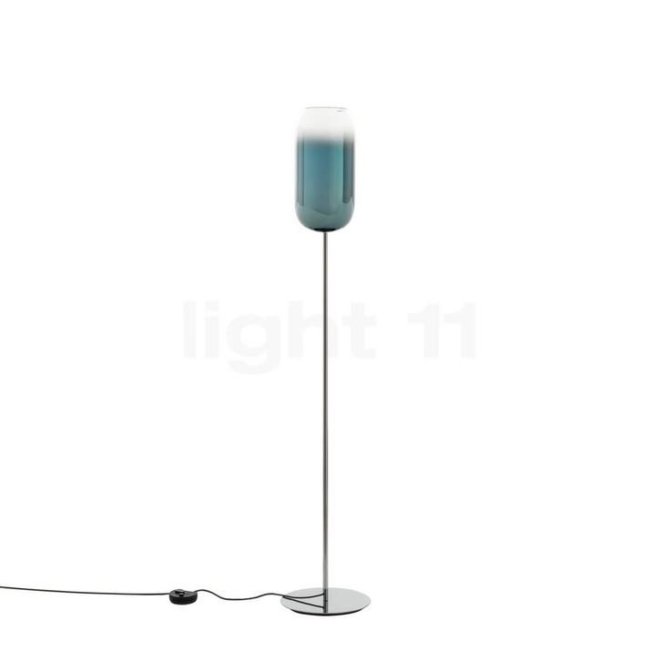 Artemide Gople Terra, blauw/body zilver (Staande lampen), Huis en Inrichting, Lampen | Vloerlampen, Nieuw, Verzenden