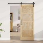 vidaXL Interieurdeur ORKDAL 78x202x4 cm Massief Vurenhout, Doe-het-zelf en Verbouw, Deuren en Horren, Verzenden, Nieuw