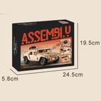 Terreinwagen 65-delig met pull-back mechanisme Houten DIY..., Hobby en Vrije tijd, Modelbouw | Overige, Verzenden, Nieuw