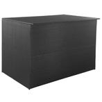vidaXL Tuinbox 150x100x100 cm poly rattan zwart, Verzenden, Nieuw