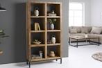 Stevige plank IRON CRAFT 176cm mangohouten boekenkast acht, Huis en Inrichting, Woonaccessoires | Wandplanken en Boekenplanken
