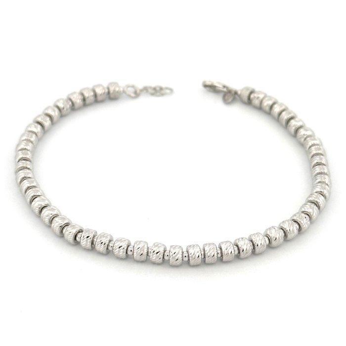 Handmade - Armband - 5.8 g - 18 karaat Witgoud, Sieraden, Tassen en Uiterlijk, Armbanden