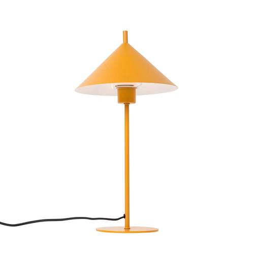 Design tafellamp geel - Triangolo, Huis en Inrichting, Lampen | Tafellampen, Nieuw, Overige materialen, Minder dan 50 cm