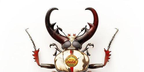 F2B (XX) - BeetleCan coca2 1I8, Antiek en Kunst, Kunst | Schilderijen | Modern