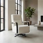 Set van 2 Leren draaifauteuils Award - Toledo Bianco, Huis en Inrichting, Fauteuils, Nieuw, Ophalen of Verzenden, 50 tot 75 cm