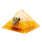 Orgonite Piramide Citrien - Engel - (40 mm), Verzamelen, Mineralen en Fossielen, Verzenden