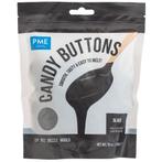 PME Candy Buttons Zwart 340g, Verzenden, Nieuw