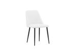 Eetkamerstoel - Ingrid -  Wit  - PU-Leer - Jörn, Huis en Inrichting, Stoelen, Verzenden, Nieuw