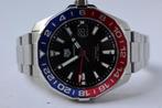 Horloge Tag Heuer Aquaracer GMT Pepsi 07/2025 Full set,, Staal, Staal, Polshorloge, Nieuw