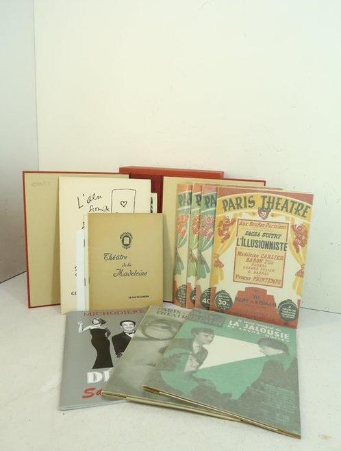 Sacha Guitry - [Ensemble de numéros de Paris théâtre et de, Antiek en Kunst, Antiek | Boeken en Bijbels
