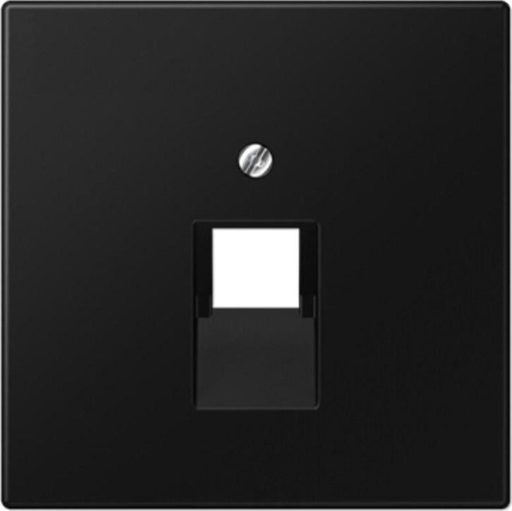 Jung LS990 afdekplaat 1xRJ45/RJ11 grafietzwart mat, Doe-het-zelf en Verbouw, Elektra en Kabels, Stopcontact, Nieuw
