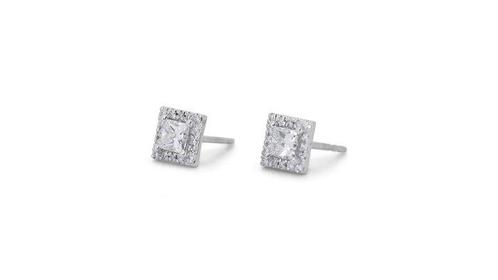 Oorbellen - 18 karaat Witgoud - 1.13ct. tw. Diamant, Sieraden, Tassen en Uiterlijk, Oorbellen