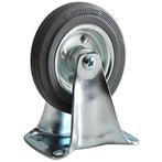 Benson Set van 4 transportwielen - 100 mm - zwenkwiel met..., Doe-het-zelf en Verbouw, Zwenkwielen, Ophalen of Verzenden, Nieuw